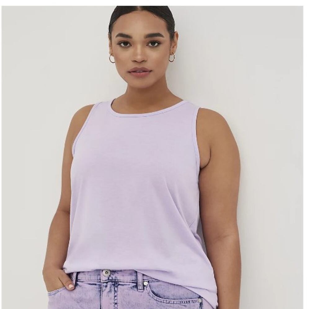 Torrid NWT 0X 0 12 Everyday Signature Jersey Crew Neck Tank